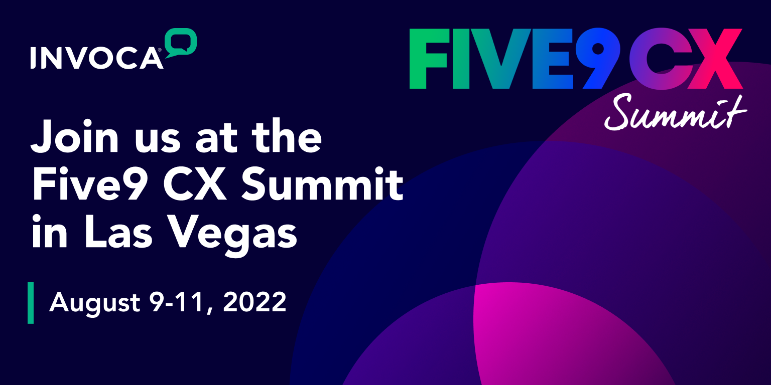 Visit invoca at Five9 CX Summit