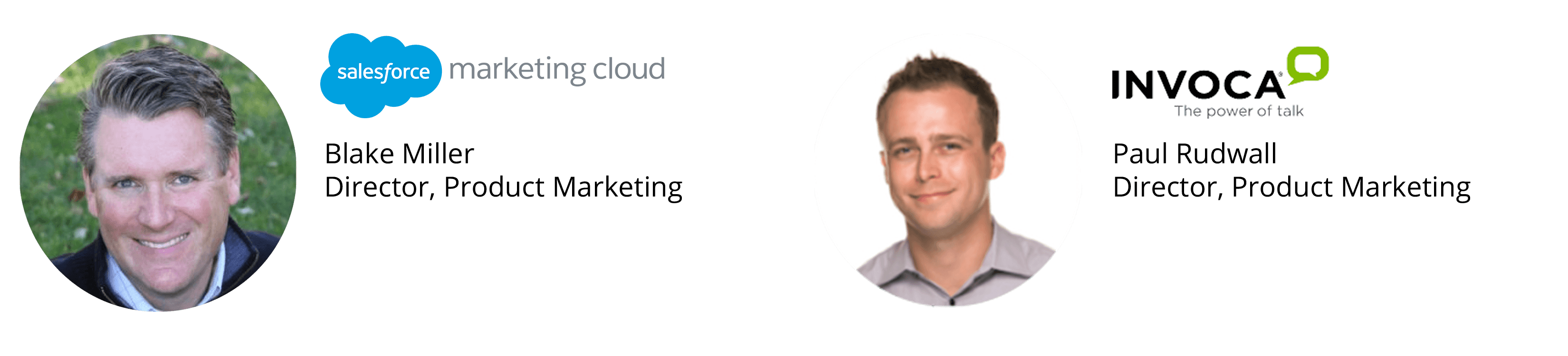 Webinar Panelists for Calls, Meet Marketing Cloud